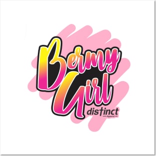 Bermy Girl (Graffiti) Posters and Art